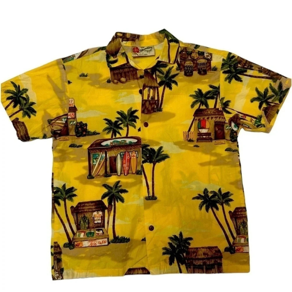Boys M Hilo Hattie “the original Hawaiian shirt” adorable shirt in ex condition